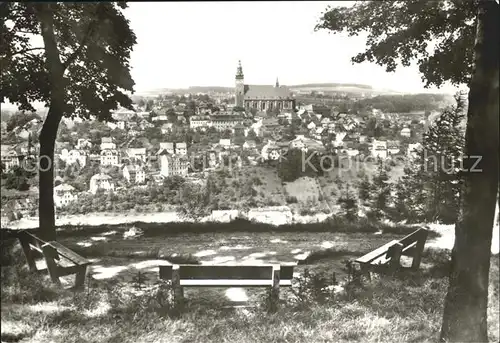 Schneeberg Erzgebirge Panorama Kirche Kat. Schneeberg