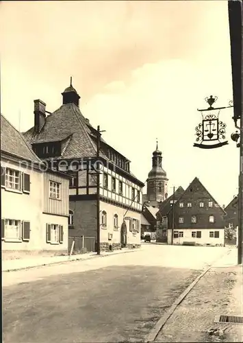 Geising Erzgebirge Strassenpartie Kat. Geising Osterzgebirge