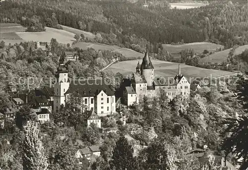 Schwarzenberg Erzgebirge Schloss und Kirche Kat. Schwarzenberg