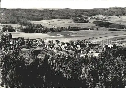 Schoenberg Sachsen Panorama Kat. Waldheim Sachsen