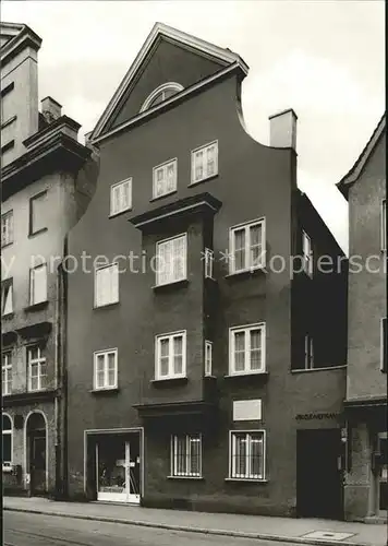 Augsburg Mozart Gedenkstaette Geburthaus Mozarts Kat. Augsburg