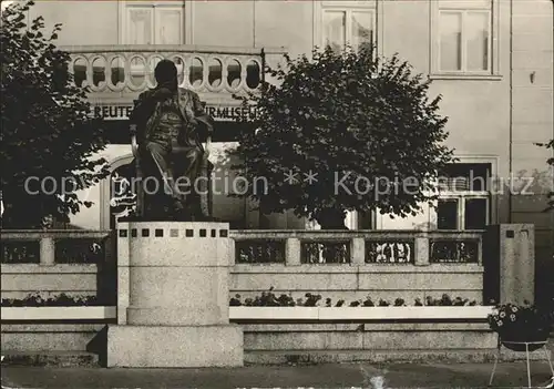 Stavenhagen Fritz Reuter Denkmal Kat. Stavenhagen Reuterstadt