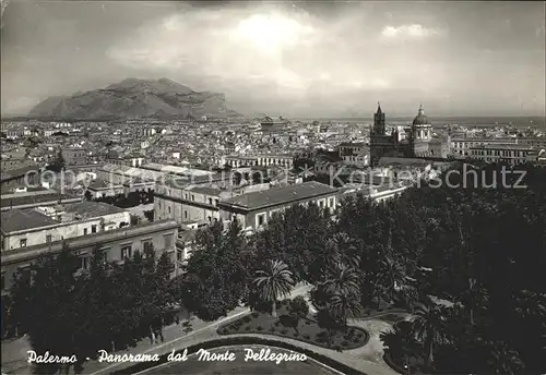 Palermo Sicilia Panorama dal Monte Pellegrino Kat. Palermo