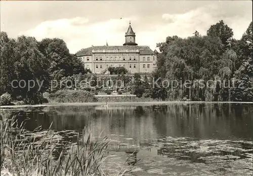 Wiesenburg Mark Schloss jetzt Erich Weinert Oberschule Kat. Wiesenburg Mark