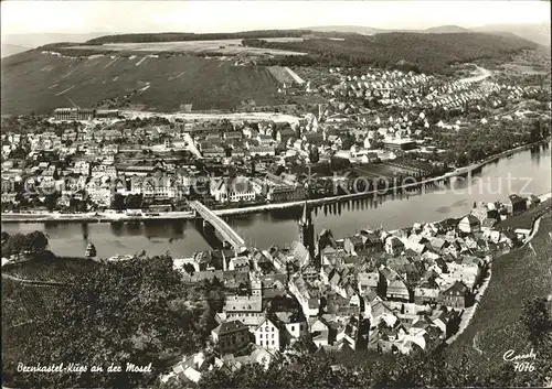 Bernkastel Kues Mosel Totalansicht Kat. Bernkastel Kues