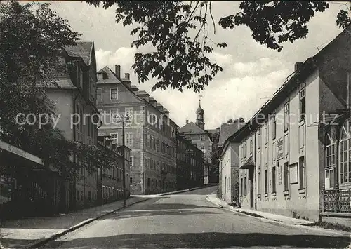 Ebersdorf Thueringen Strassenpartie Kat. Saalburg Ebersdorf