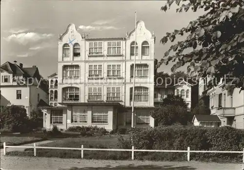 Bansin Ostseebad FDGB Erholungsheim Haus am Strand Kat. Heringsdorf