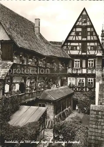 Dinkelsbuehl 1000jaehrige Stadt Historischer Hetzelhof Kat. Dinkelsbuehl