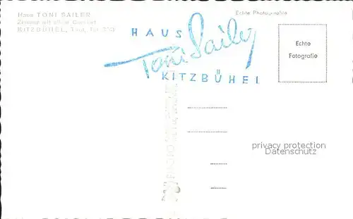 Kitzbuehel Tirol Haus Toni Sailer  Kat. Kitzbuehel