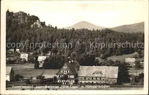 Jonsdorf Jugendherberge Hilde Coppi Muehlsteinbruechen  Kat. Kurort Jonsdorf