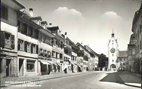 Diessenhofen Hauptstrasse Siegelturm  Kat. Diessenhofen