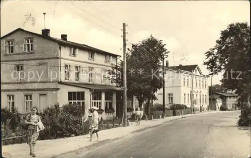 Glowe Ruegen Dorfstrasse Strandhotel Kat. Glowe Ruegen