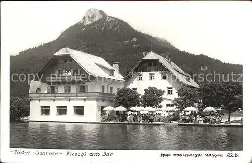 Fuschl See Salzkammergut Hotel Seerose  Kat. Fuschl am See