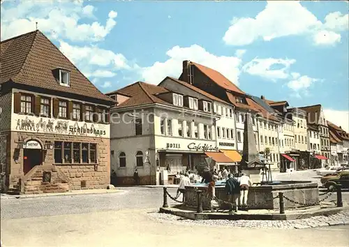 Bad Koenigshofen Grabfeld Gasthof Schlundhaus  Kat. Bad Koenigshofen i. Grabf.