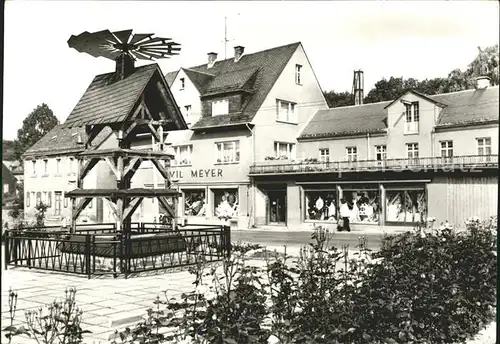 Raschau Parkanlage Haus der Volkskunst Kat. Raschau Erzgebirge