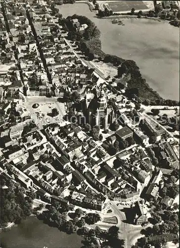 Stralsund Mecklenburg Vorpommern Altstadt Fliegeraufnahme Kat. Stralsund