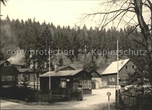 Papstdorf Betriebspionierlager Klement Gottwald Saubachtal  Kat. Gohrisch
