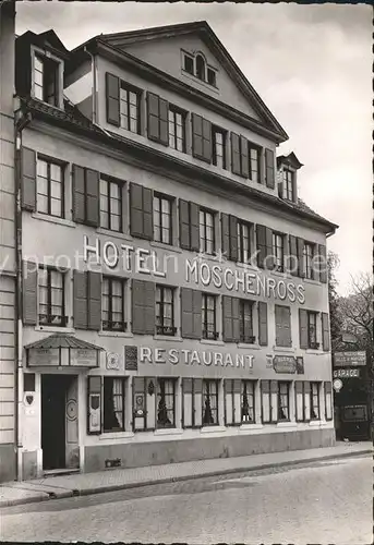 Thann Haut Rhin Elsass Hotel Restaurant Moschenross Kat. Thann