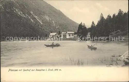 Plansee mit Gasthof zur Seespitze Kat. Breitenwang