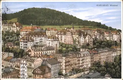 Karlsbad Eger Boehmen Westend Kat. Karlovy Vary
