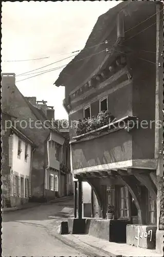 Josselin Vieilles Maisons quartier Ste Croix Kat. Josselin