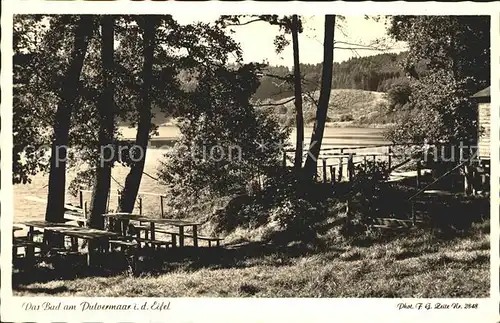 Daun Eifel Das Bad am Pulvermaar Kat. Daun