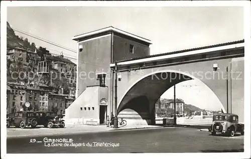 Grenoble La Gare de depart du Teleferique Kat. Grenoble