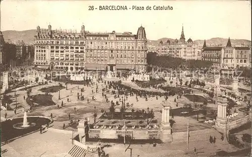 Barcelona Cataluna Plaza de Cataluna Kat. Barcelona