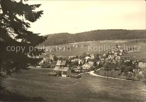 Carlsfeld Erzgebirge Panorama Kat. Eibenstock