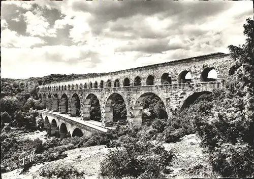 Languedoc Roussillon Le Pont du Gard Kat. Montpellier de Medillan