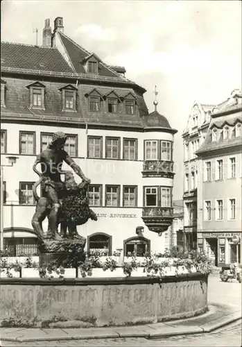 Gera Simsonbrunnen am Markt Kat. Gera