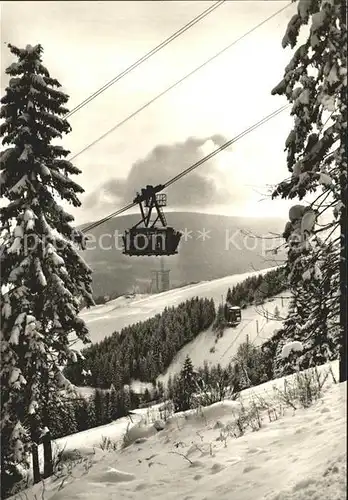 Oberwiesenthal Erzgebirge Seilbahn Kat. Oberwiesenthal