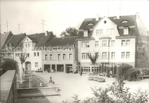 Querfurt Am Dreieck Springbrunnen Kat. Querfurt