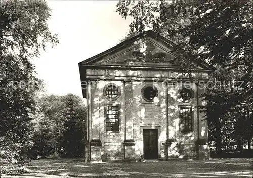 Nossen Klosterpark Altzello Mausoleum Kat. Nossen