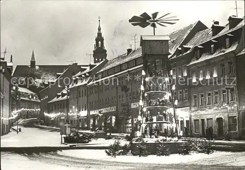 Schneeberg Erzgebirge zur Weihnachtszeit Kat. Schneeberg