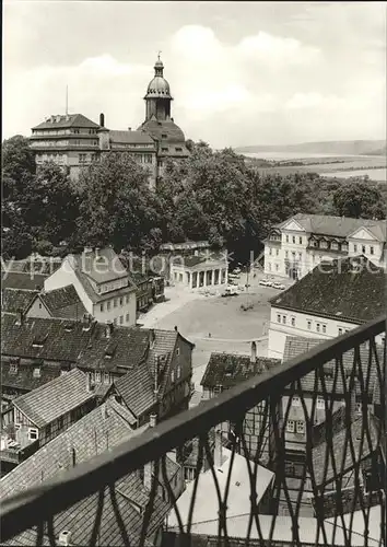 Sondershausen Thueringen Schloss und Platz der DSF Kat. Sondershausen