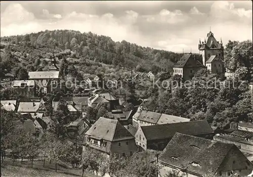 Liebstadt Gesamtansicht mit Schloss Kuckuckstein und Kirche Kat. Liebstadt