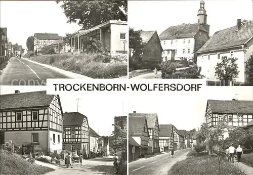 Trockenborn Wolfersdorf Ortsansichten Kat. Trockenborn Wolfersdorf