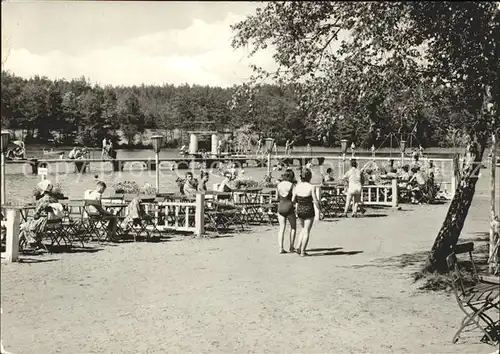 Schmannewitz Waldbad Kat. Dahlen Sachsen