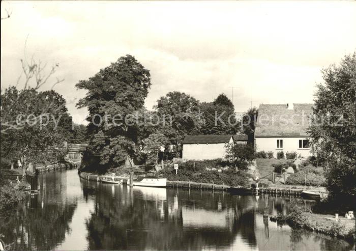 Strasen Ander Schleuse Kat. Wesenberg Mecklenburg Nr. kf11955