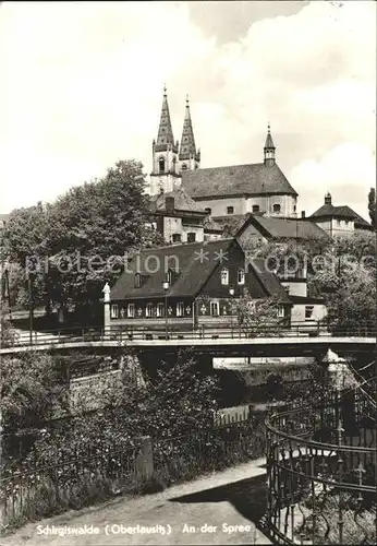 Schirgiswalde Spreepartie Kirche Kat. Schirgiswalde