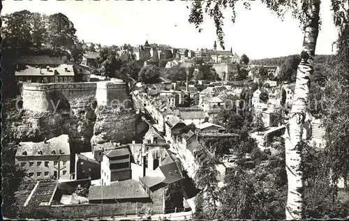 Luxembourg Luxemburg Les remparts de la Citadelle du Saint  Esprit Kat. Luxembourg