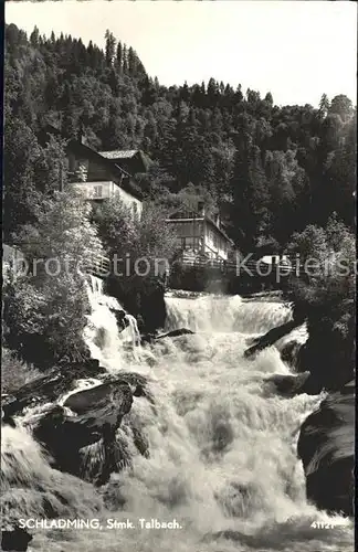 Schladming Obersteiermark Talbach Wasserfall Kat. Schladming