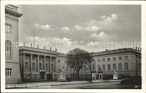 Berlin Friedrich  Wilhelms  Universitaet Kat. Berlin