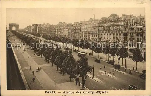 Paris Avenue des Champs Elysees Kat. Paris