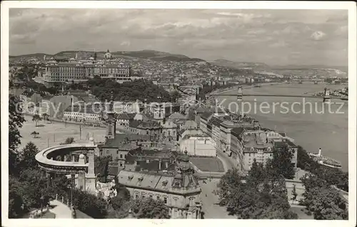 Budapest Aussicht vom Blocksberg Kat. Budapest