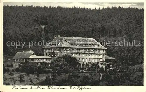 Helmarshausen Sanatorium Haus Kleine Kat. Bad Karlshafen