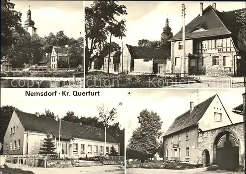 Nemsdorf Goehrendorf Kirche Kulturhaus Kindergarten Gemeindeschwesternstation Kat. Nemsdorf Goehrendorf