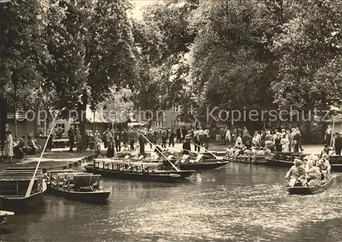 Luebbenau Spreewald Kahnabfahrtsstelle Kat. Luebbenau