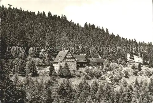 Oberwiesenthal Erzgebirge Ferienheim Bergheim Kat. Oberwiesenthal